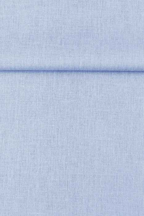 Luca-S Natural Pure Linen Wrinkled Fabric Light Blue Color Luca-S Linen Fabrics - HobbyJobby