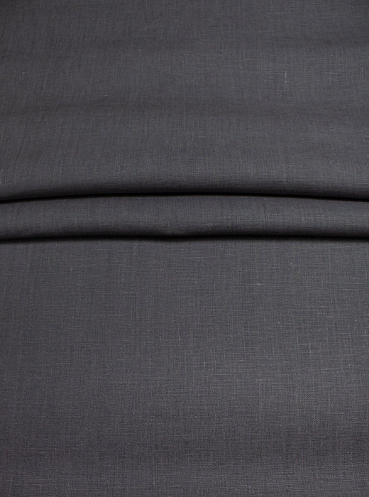 Luca-S Pure Natural 100% Linen Soft Fabric Ash Grey Color Luca-S Linen Fabrics - HobbyJobby