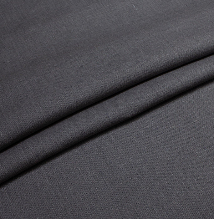 Luca-S Pure Natural 100% Linen Soft Fabric Ash Grey Color Luca-S Linen Fabrics - HobbyJobby