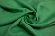 Luca-S Pure Natural 100% Linen Soft Fabric Grass Green Color Luca-S Linen Fabrics - HobbyJobby