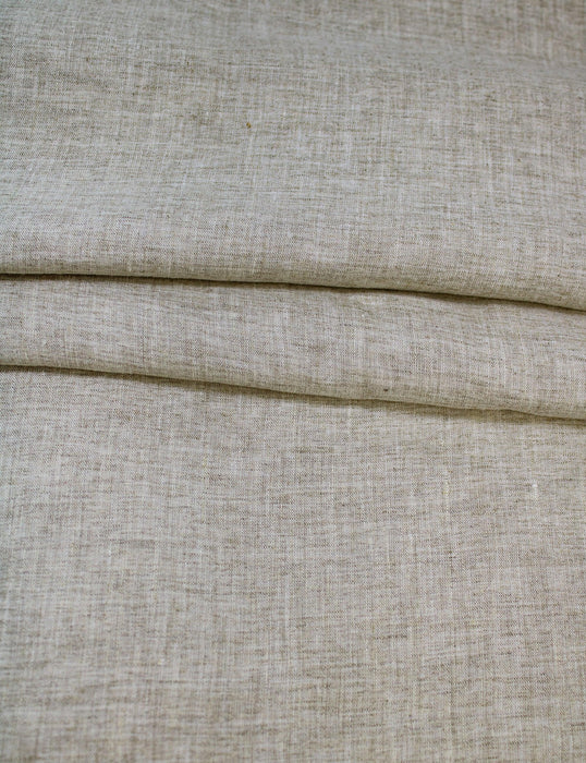 Luca-S Pure Natural Linen Wrinkled Fabric Light Grey Color Luca-S Linen Fabrics - HobbyJobby