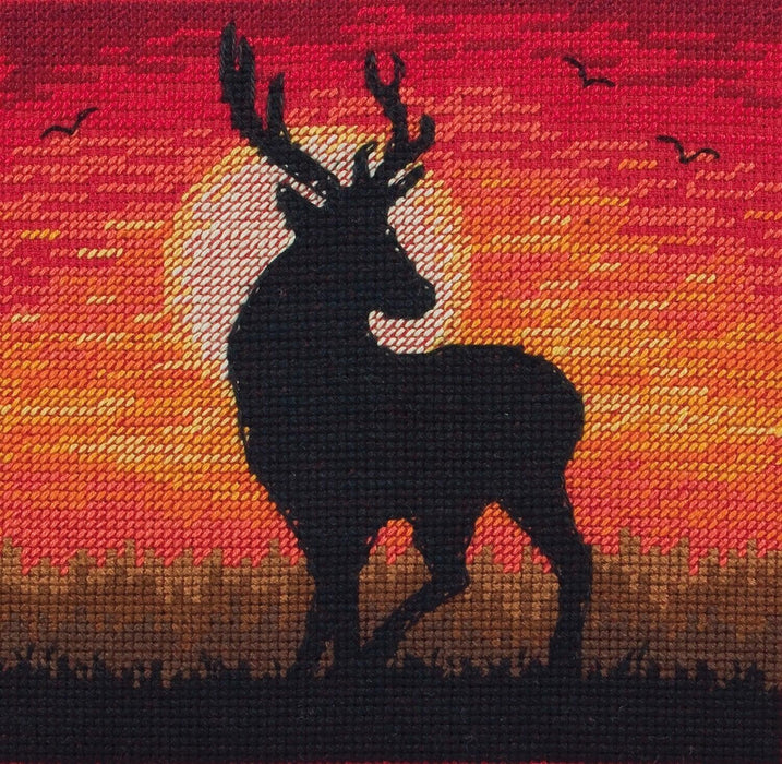 Maia Cross Stitch Kit - 5039, Magestic Sunset Cross Stitch Kits - HobbyJobby