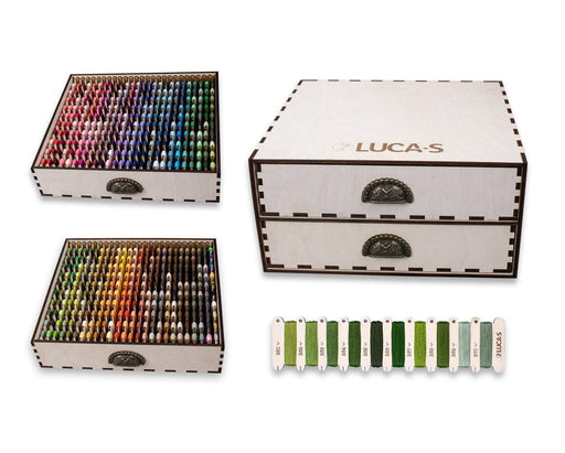 Organizer Box 2 Luca-S Mouline 520 colors, OL-02 Luca-S Organizer Box - HobbyJobby