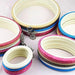 Pink Embroidery Round Hoop - Nurge Flexible Hoop, Round Cross Stitch Hoop Hoops - HobbyJobby