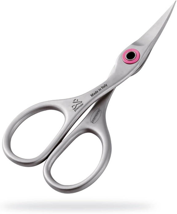 PreMax Embroidery Scissors Curved Stainless Ring Lock System PreMax Scissors - HobbyJobby