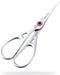 PreMax Embroidery Scissors Straight Matt Chrome With Ring Lock System PreMax Scissors - HobbyJobby