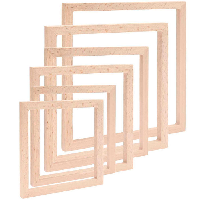 RICO Decorative Frames Squared S, M, L Rico Embroidery Frames - HobbyJobby