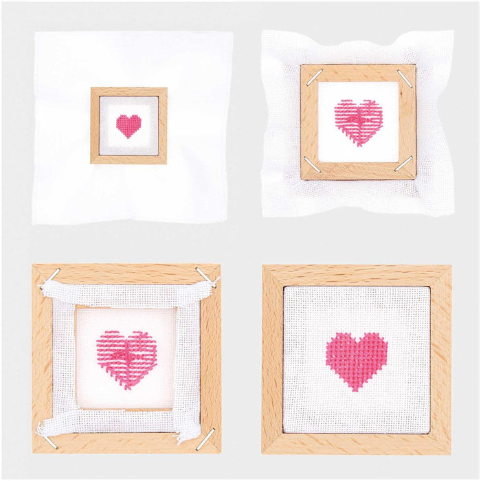 RICO Decorative Frames Squared S, M, L Rico Embroidery Frames - HobbyJobby