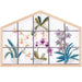 RICO Embroidery Kit Counted Cross Stitch, Orchids, large Rico Cross Stitch Kits - HobbyJobby