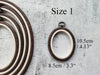 Sand Embroidery Hoop - Oval Nurge Flexible Hoop Hoops - HobbyJobby