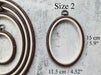 Sand Embroidery Hoop - Oval Nurge Flexible Hoop Hoops - HobbyJobby