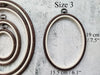 Sand Embroidery Hoop - Oval Nurge Flexible Hoop Hoops - HobbyJobby