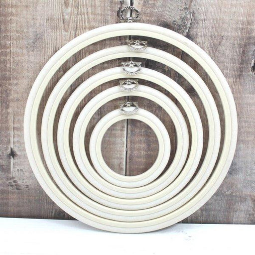 Sand Embroidery Round Hoop - Nurge Flexible Hoop, Round Cross Stitch Hoop Hoops - HobbyJobby