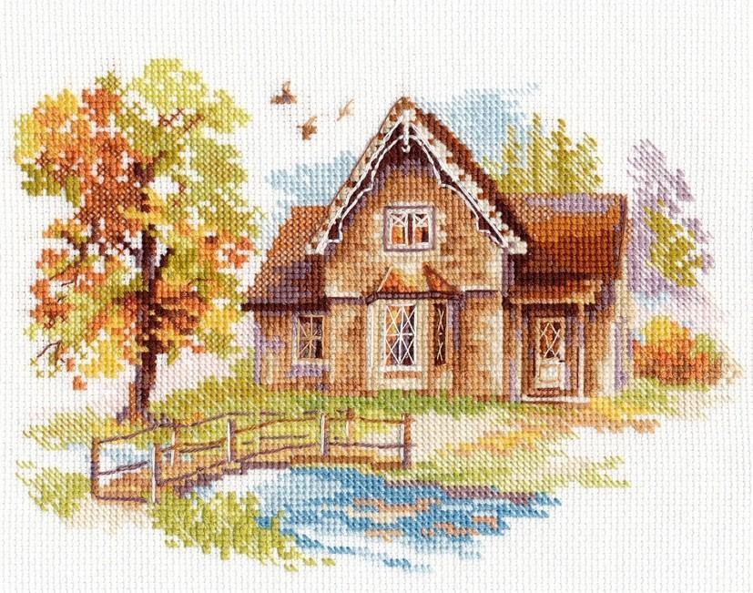 Cross Stitch Kit Alisa - September House, 3-21