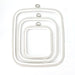 White Square Embroidery Hoop - Nurge Flexible Cross Stitch Hoop Hoops - HobbyJobby