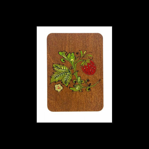 Wooden needle case -Polisander. (Hand-painted), KF056/6 Needle Cases - HobbyJobby