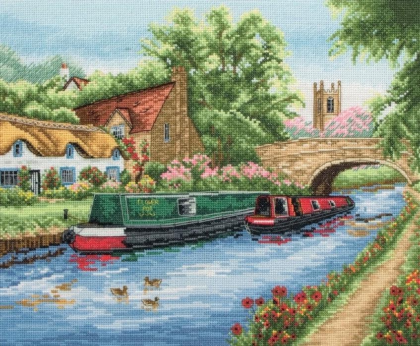 Anchor Cross Stitch Kit - Waterways Cross Stitch Kits - HobbyJobby