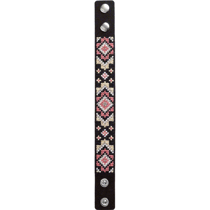 Bracelet Needlecraft Kit - Cross Stitch Kits on Leather Wonderland Crafts Bracelet Kits - HobbyJobby