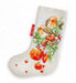 Christmas Stocking Luca-S - Birds on a fir tree Cross Stitch Stockings - HobbyJobby