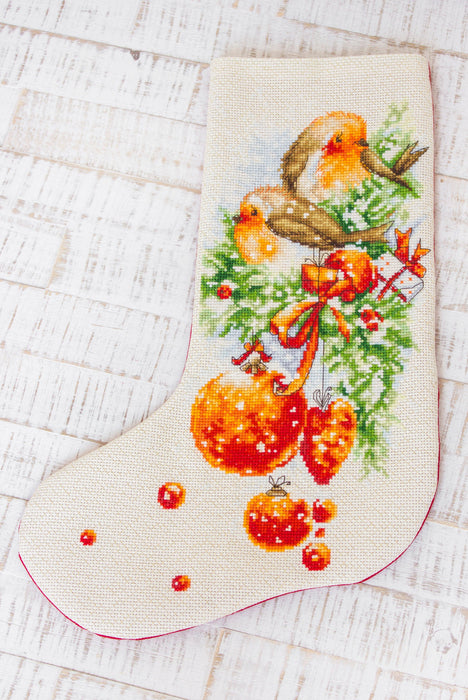 Christmas Stockings - Birds PM1229 - HobbyJobby