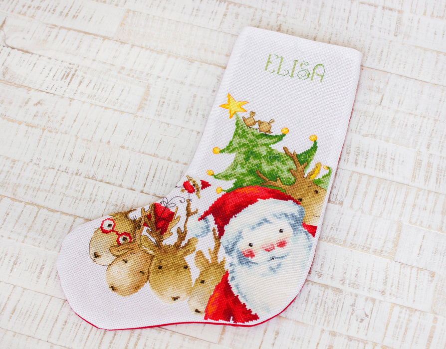 Christmas Stockings - Santa Claus PM1225 - HobbyJobby