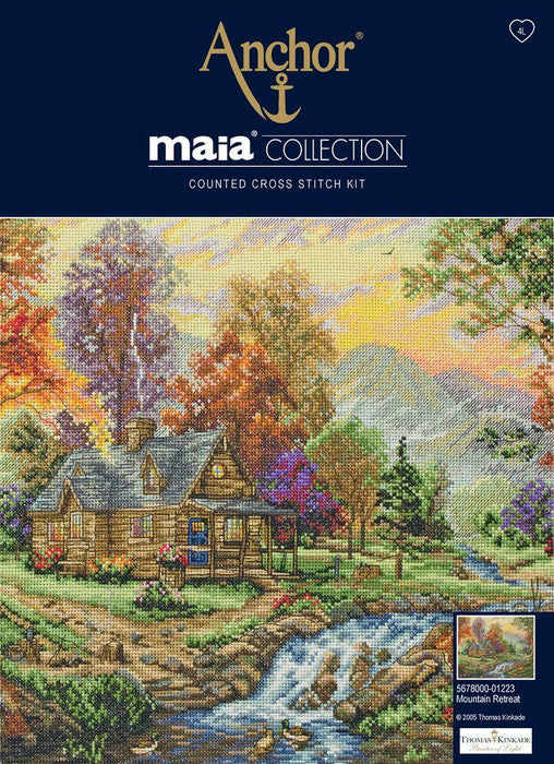 Counted Cross Stitch Kit Maia - Mountain Retreat Cross Stitch Kits - HobbyJobby