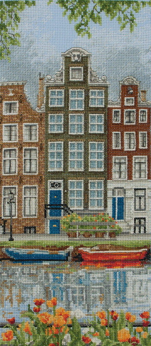 Cross Stitch Kit Anchor - Amsterdam Street Scene Cross Stitch Kits - HobbyJobby