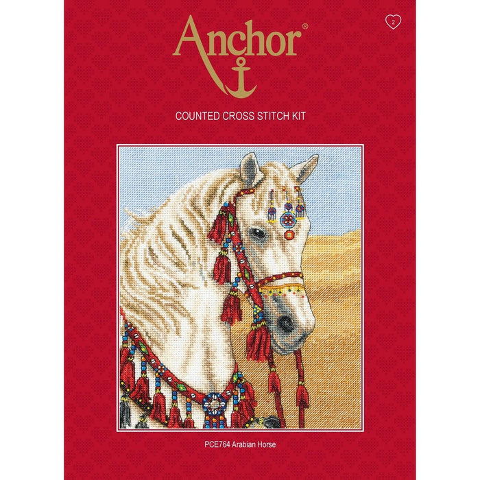 Cross Stitch Kit Anchor - Arabian Horse Cross Stitch Kits - HobbyJobby