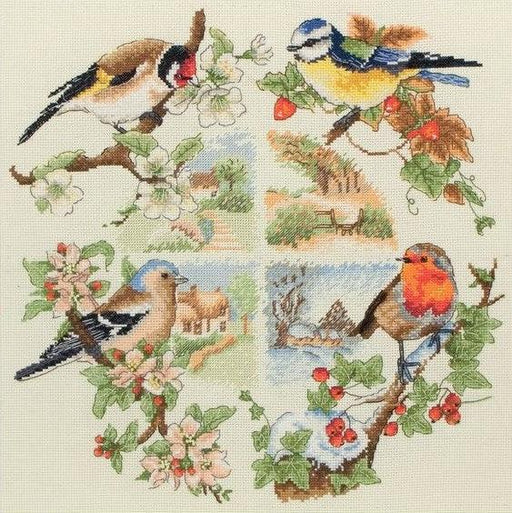 Cross Stitch Kit Anchor - Birds and Seasons Cross Stitch Kits - HobbyJobby