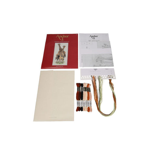 Cross Stitch Kit Anchor - Giraffe Family Cross Stitch Kits - HobbyJobby