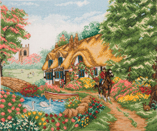 Cross Stitch Kit Anchor - Village Life Cross Stitch Kits - HobbyJobby