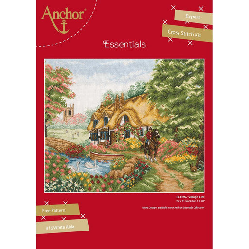 Cross Stitch Kit Anchor - Village Life Cross Stitch Kits - HobbyJobby