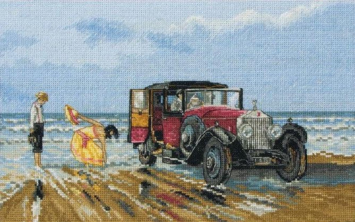 Cross Stitch Kit Anchor - Vintage Rolls On The Beach Cross Stitch Kits - HobbyJobby