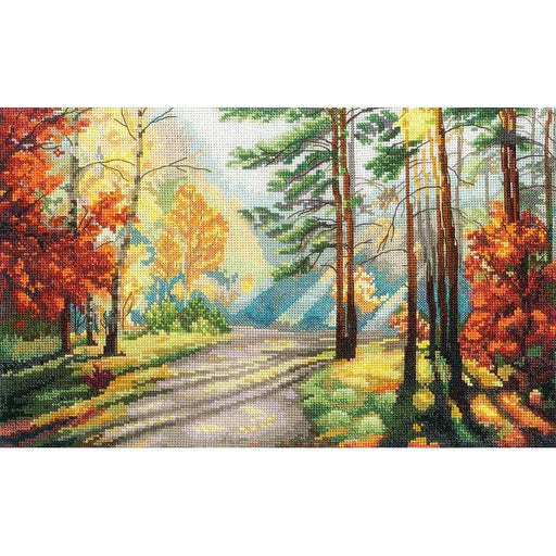 Cross Stitch Kit Andriana - Forest colors Andriana Cross Stitch Kits - HobbyJobby