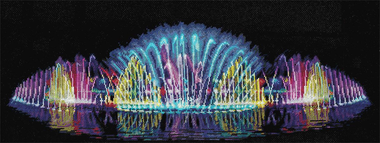 Cross Stitch Kit Andriana - Singing Fountain, S-62 Andriana Cross Stitch Kits - HobbyJobby