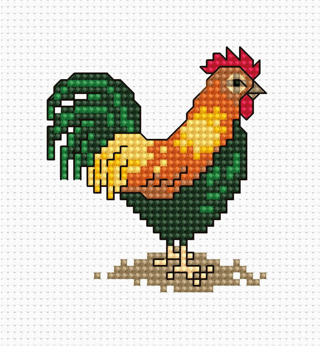 Cross Stitch Kit for Beginners - Kids Embroidery Kit B018 - HobbyJobby