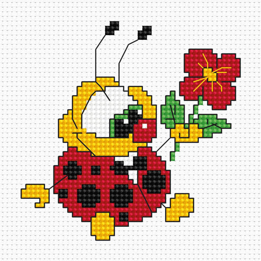 Cross Stitch Kit for Beginners - Kids Embroidery Kit, B001