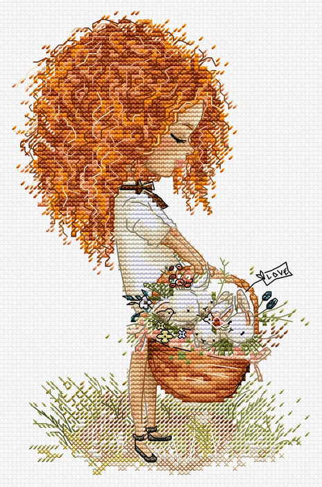 Cross Stitch Kit HobbyJobby - Fluffy Love HobbyJobby Cross Stitch Kits - HobbyJobby