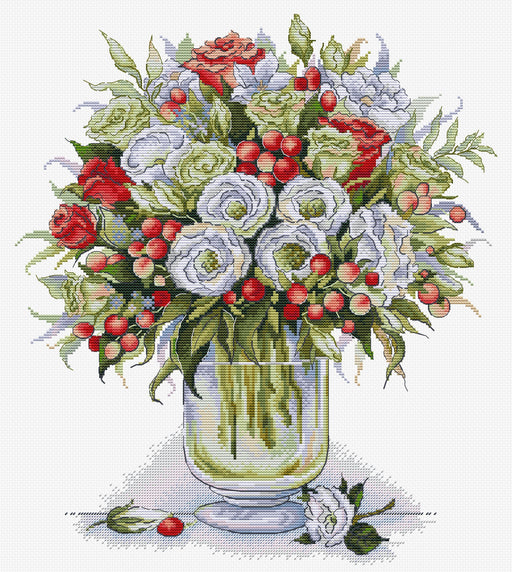 Cross Stitch Kit HobbyJobby - The Passion Bouquet HobbyJobby Cross Stitch Kits - HobbyJobby