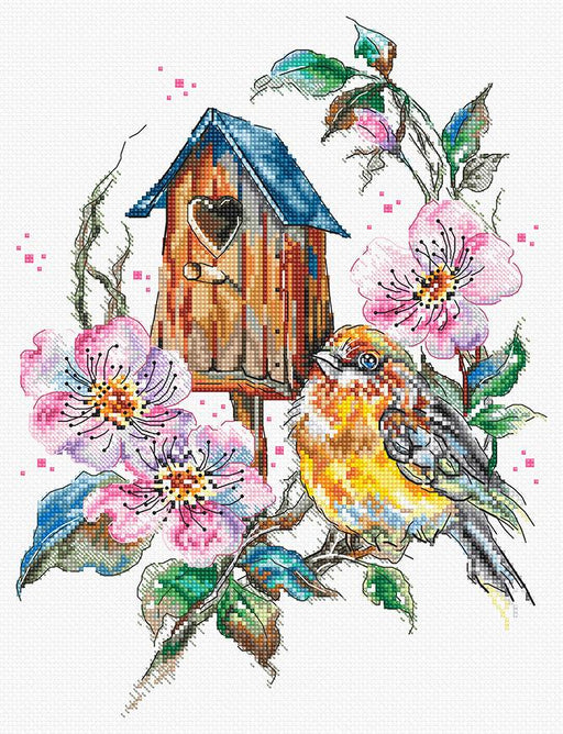 Cross Stitch Kit LETISTITCH - Feathery Wonder, L8996 Cross Stitch Kits - HobbyJobby