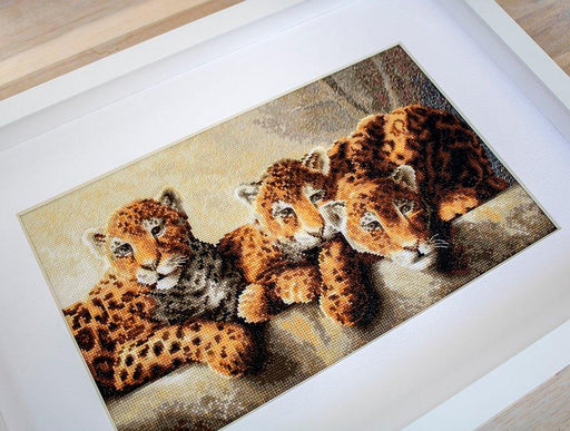 Cross Stitch Kit LetiStitch - Leopards LetiStitch Cross Stitch Kits - HobbyJobby