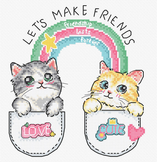 Cross Stitch Kit LetiStitch - Let's make friends! Cross Stitch Kits - HobbyJobby