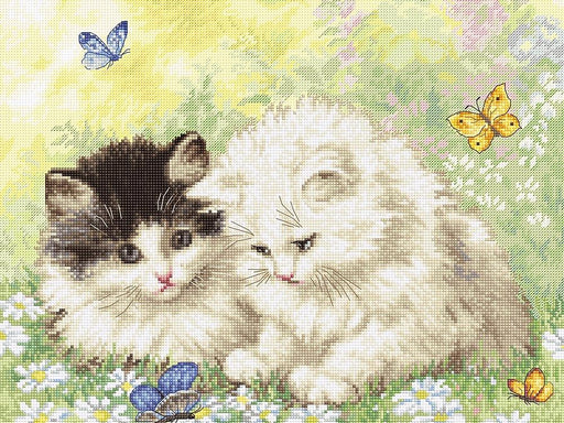 Cross Stitch Kit LetiStitch - Summer play time, Leti954 - HobbyJobby