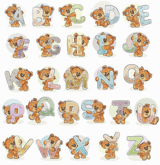 Cross Stitch Kit Luca-S - Alphabet, B1201 - HobbyJobby