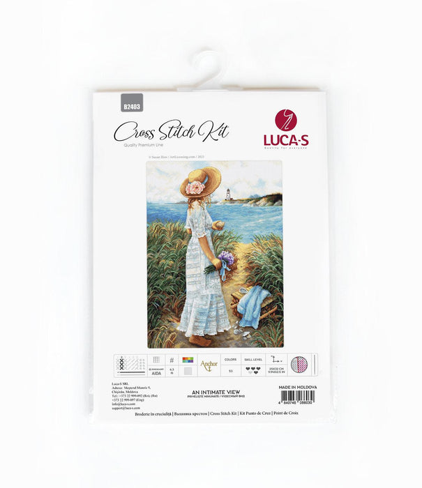 Cross Stitch Kit Luca-S - An Intimate View - HobbyJobby