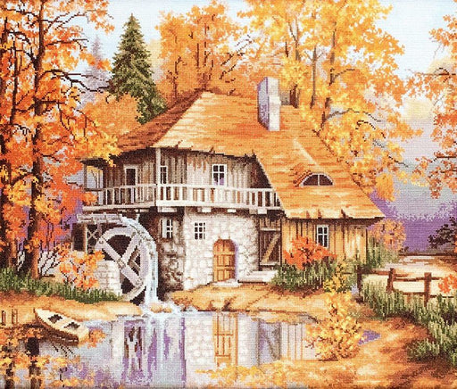 Cross Stitch Kit Luca-S - Autumn Landscape, B481 - Luca-S