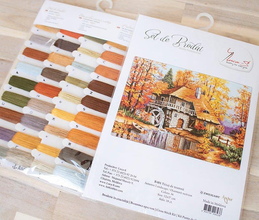 Cross Stitch Kit Luca-S - Autumn Landscape, B481 - Luca-S