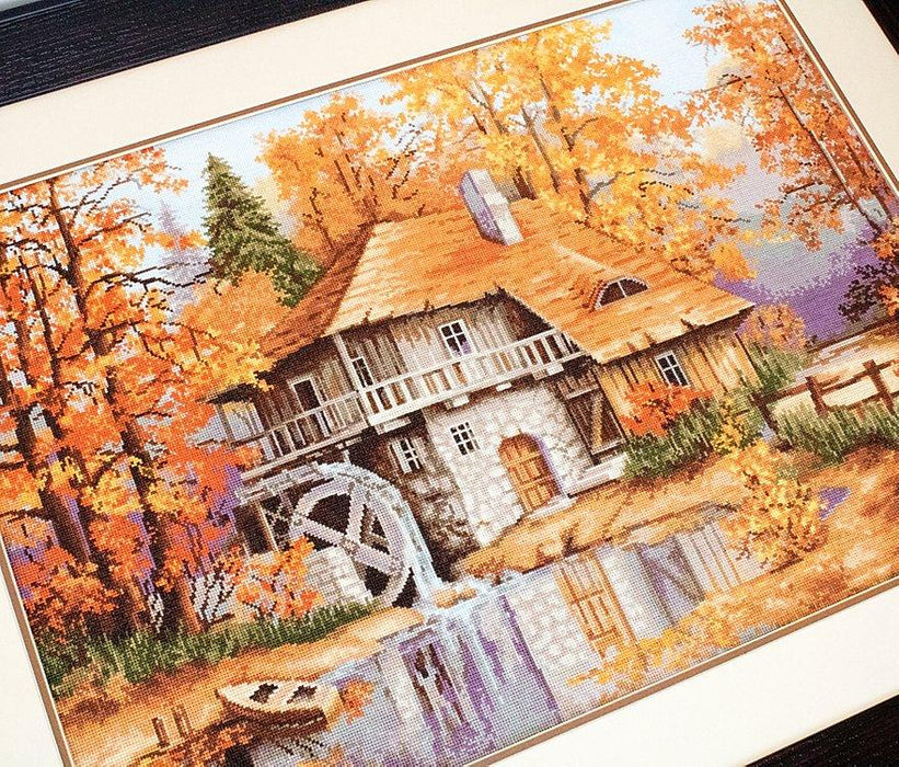 Cross Stitch Kit Luca-S - Autumn Landscape, B481 - Luca-S