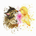 Cross Stitch Kit Luca-S - B2301, Kitten and Duckling - HobbyJobby