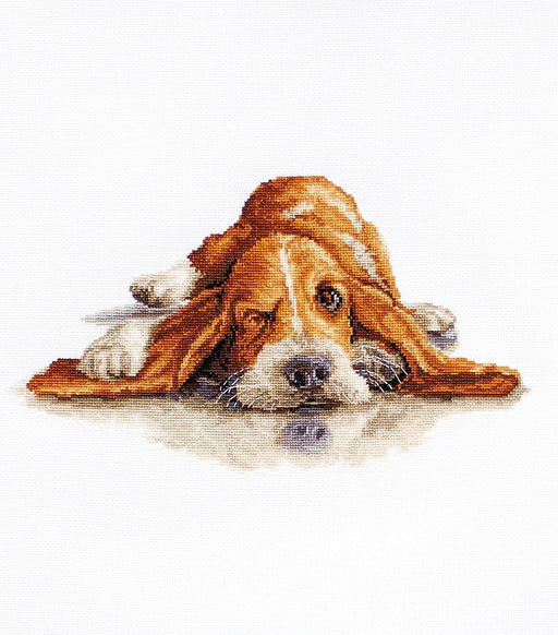 Cross Stitch Kit Luca-S - Basset, B2341 - Luca-S